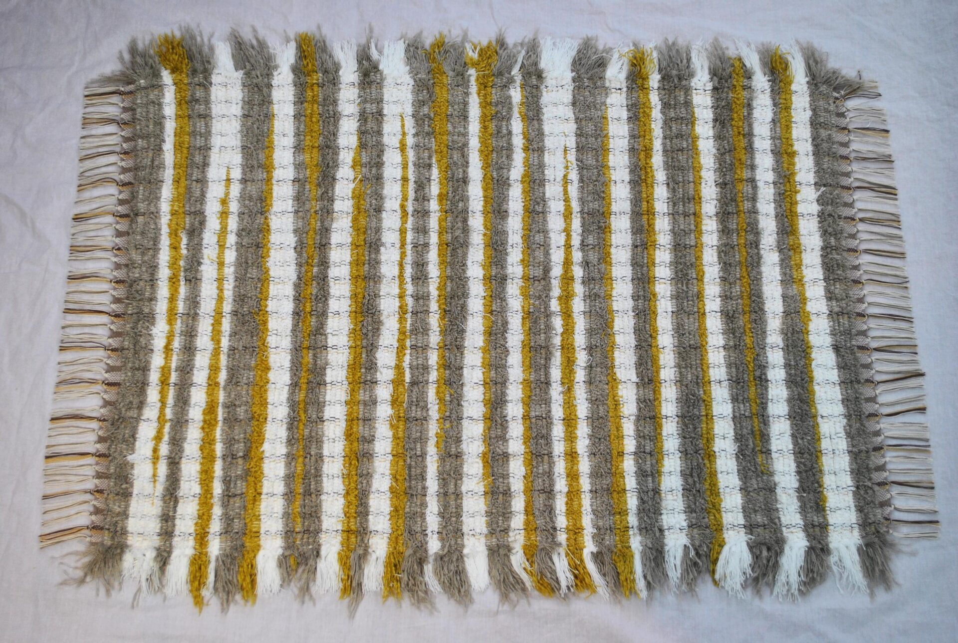 Fluffy Rug, Honey Mustard Floor Dressing, 45x33