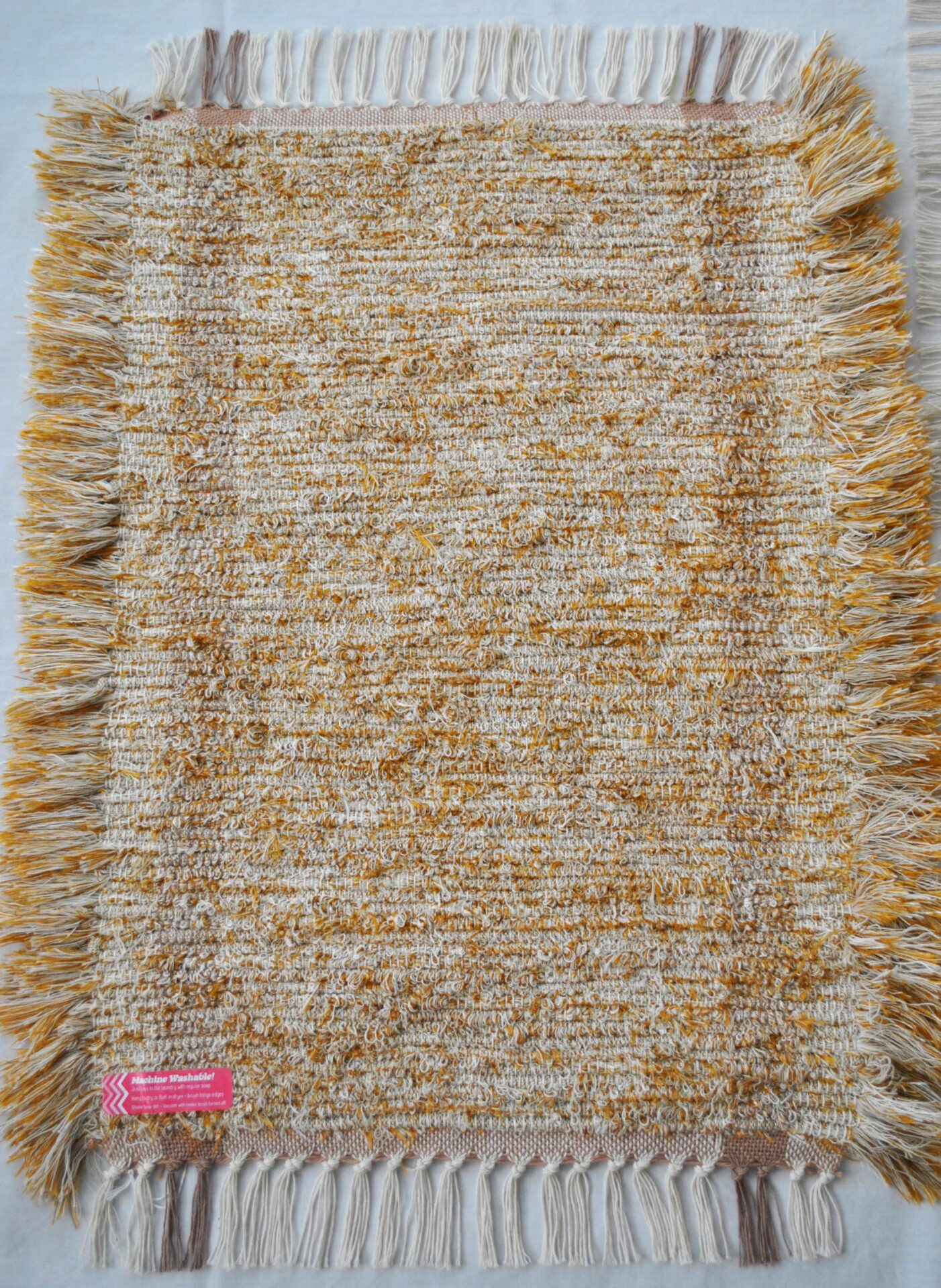 Fluffy Rug, Soft Gold#1, 25x20